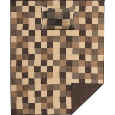 Kettle Grove Twin Quilt Set; 1-Quilt 70Wx90L w/1 Sham 21x27 VHC Brands - The Fox Decor